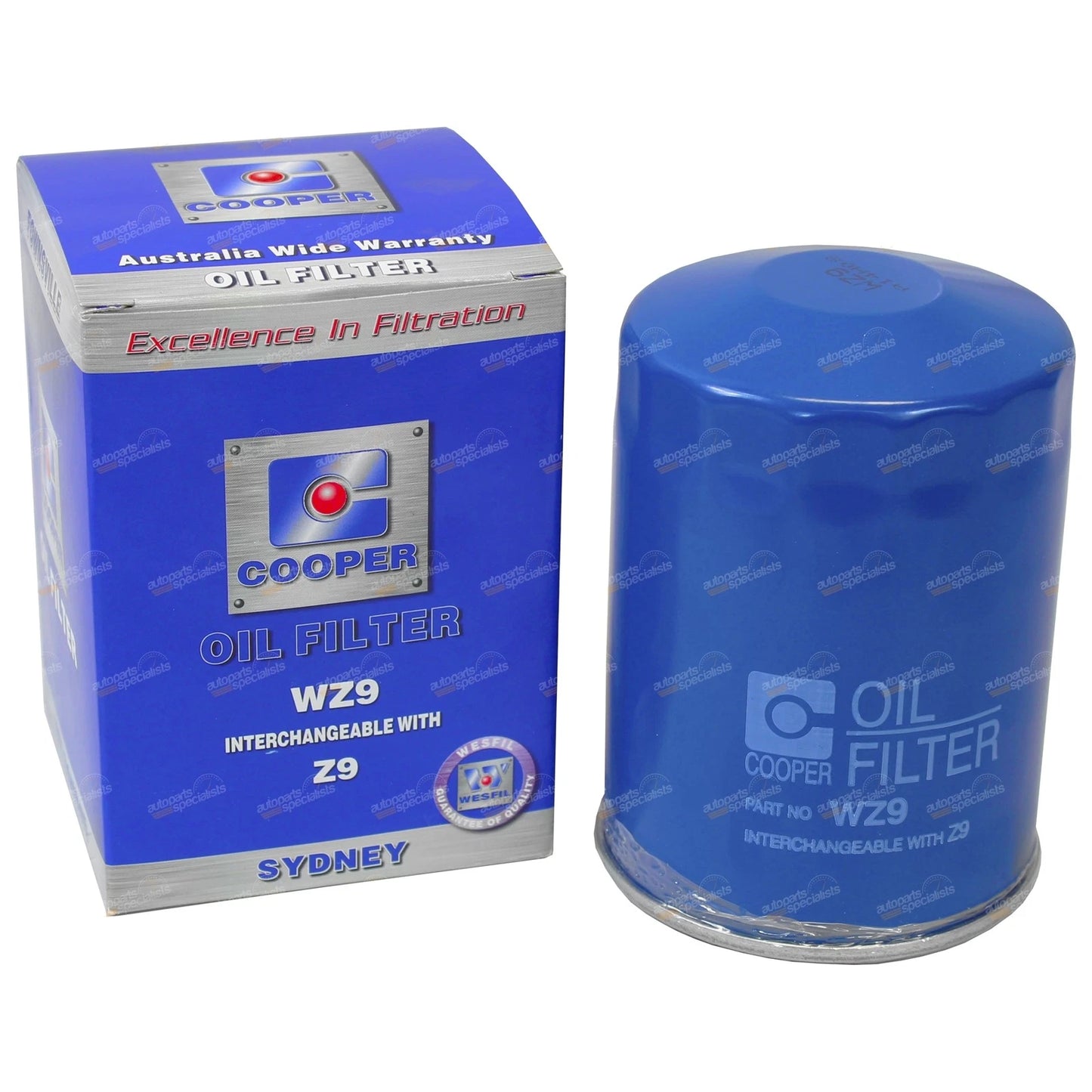 Spin On Oil Filter for Cooper Ryco
