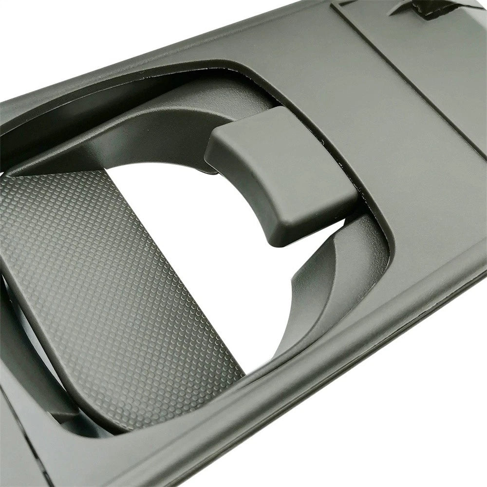 Black L&R Front Cup Holder Trim for Toyota Hilux Vigo Fortuner (2005-2014)