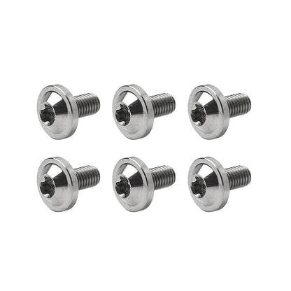 6pcs M6x30mm Titanium Alloy Torx Head Bolts for Bike Motorcycle