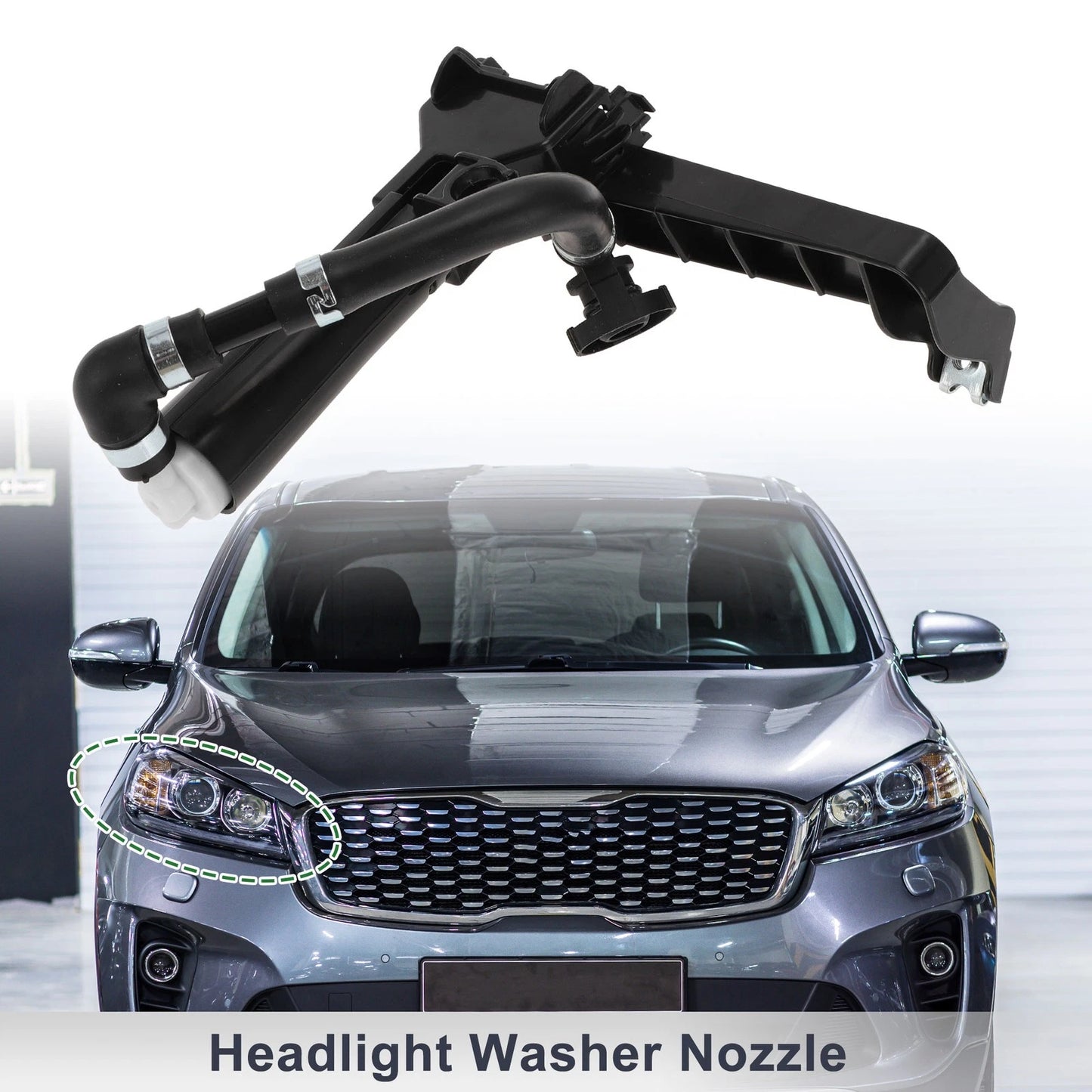 Front Passenger Side Headlight Washer Nozzle for Lexus RX350 (2007-2015)