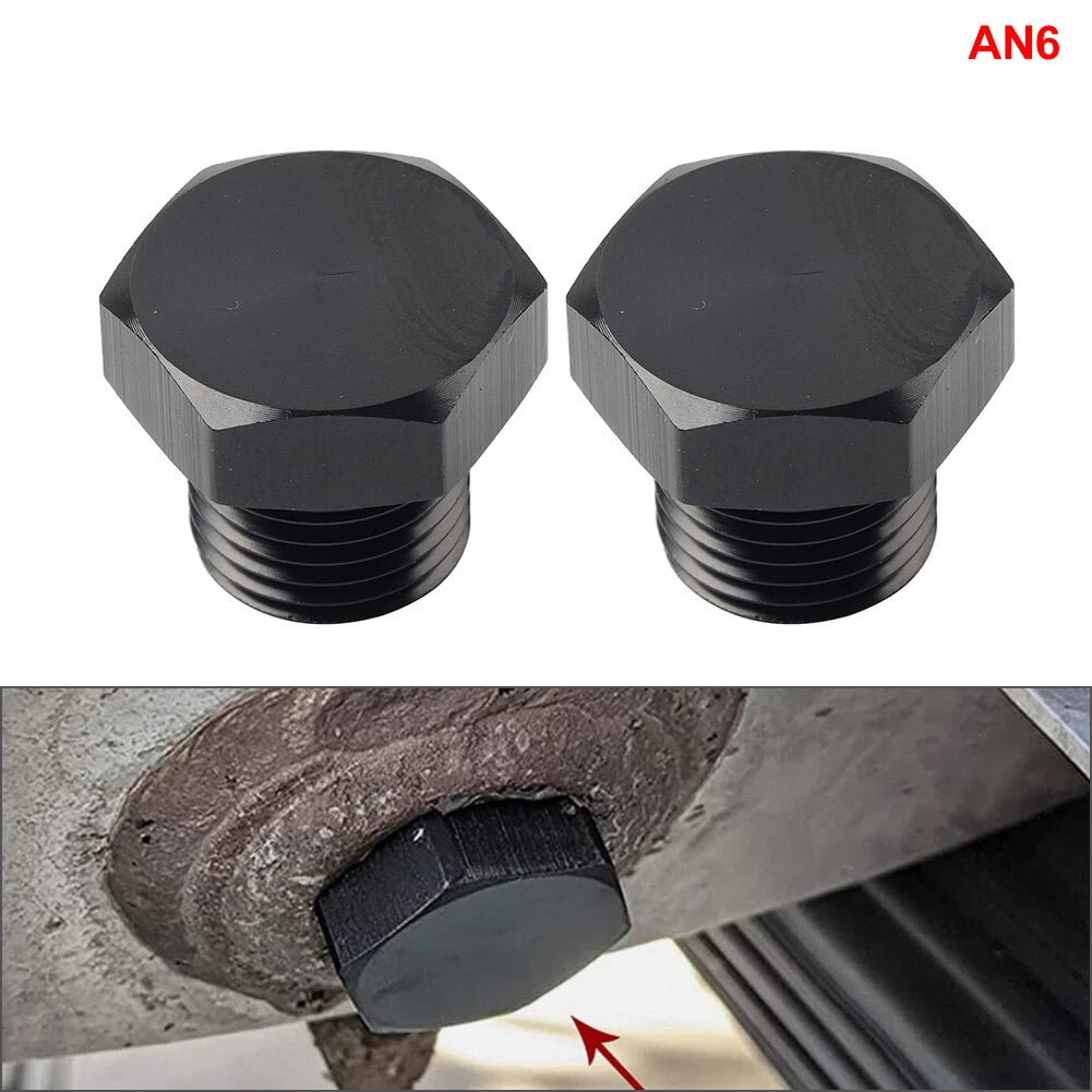 Aluminum 6AN Block Off Cap ORB Plug Male Fitting Adapters