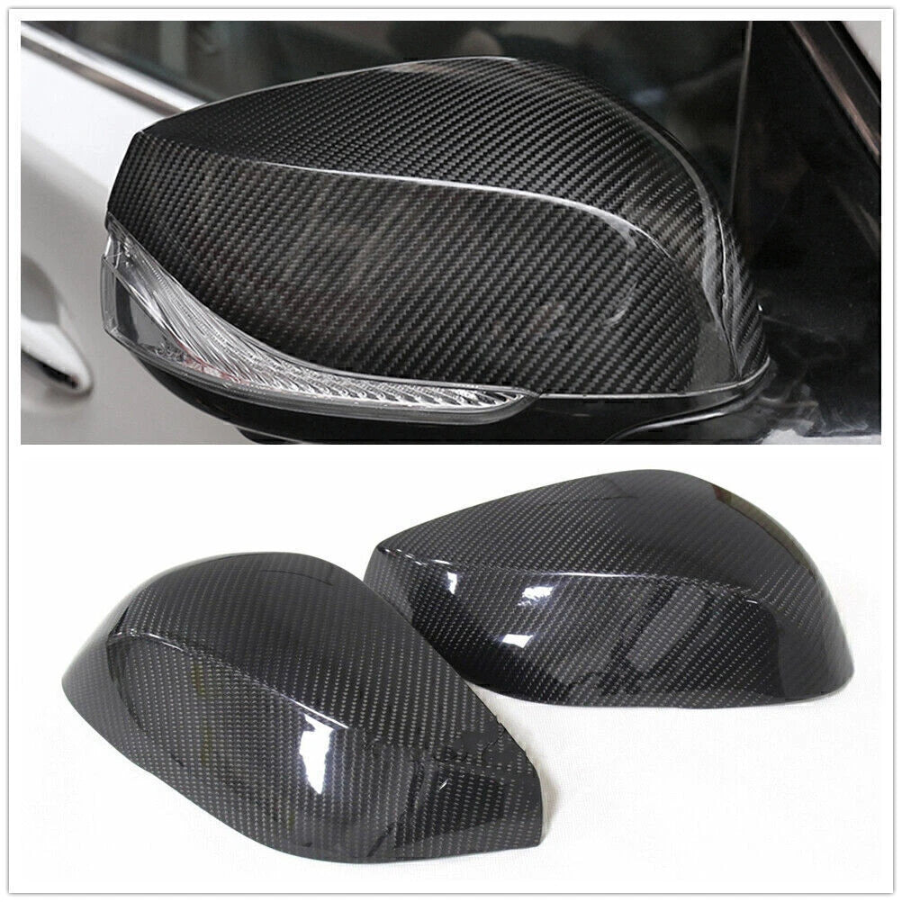 Carbon Fiber Mirror Covers for 2014-2023 Infiniti Q50 Q60 QX30 Q70 (14-23)
