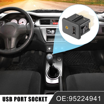 USB Port Socket Assembly for Chevrolet Sonic Trax Spark EV (2014 - 2016)