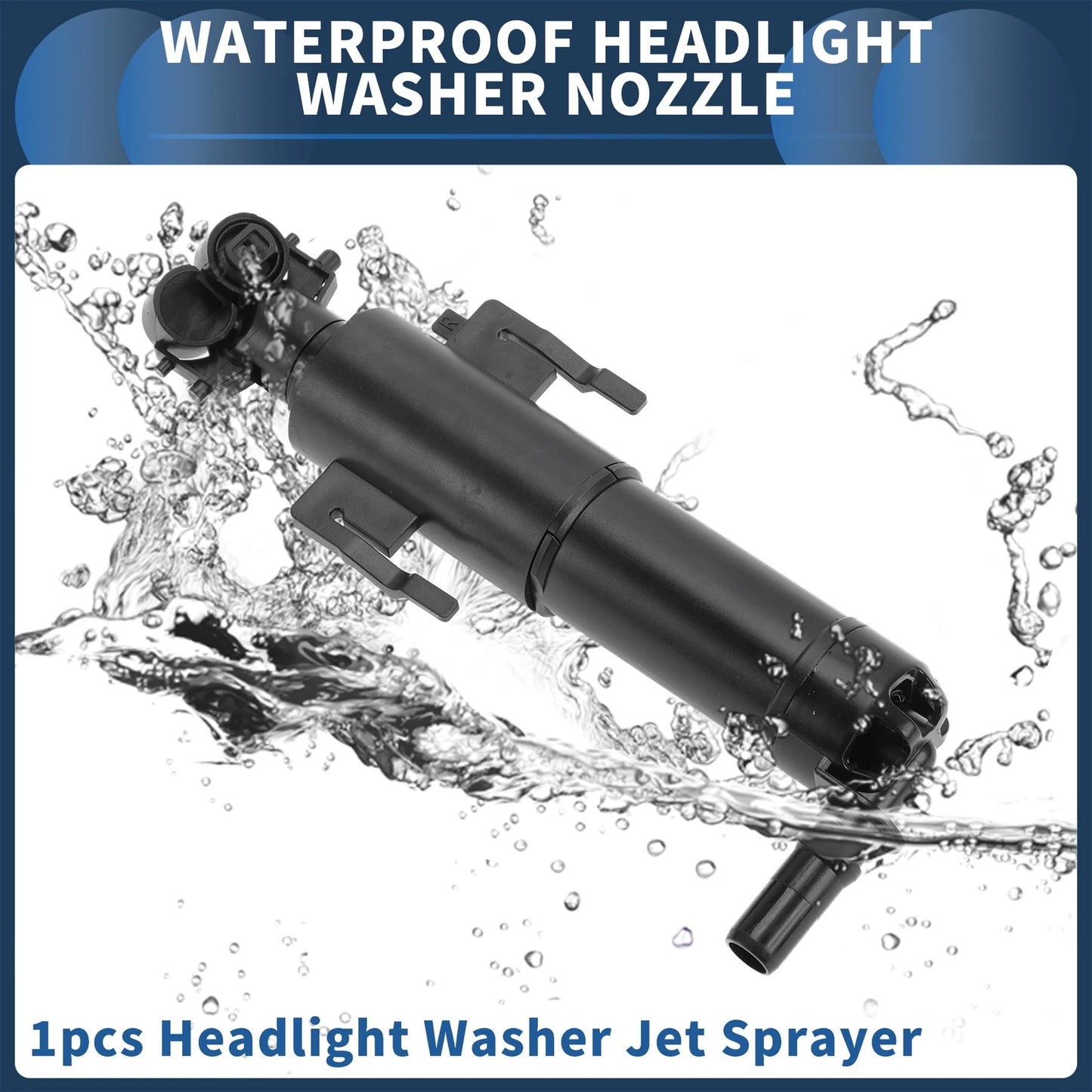 Front Passenger Side Headlight Washer Nozzle for BMW 740i (2014-2018)