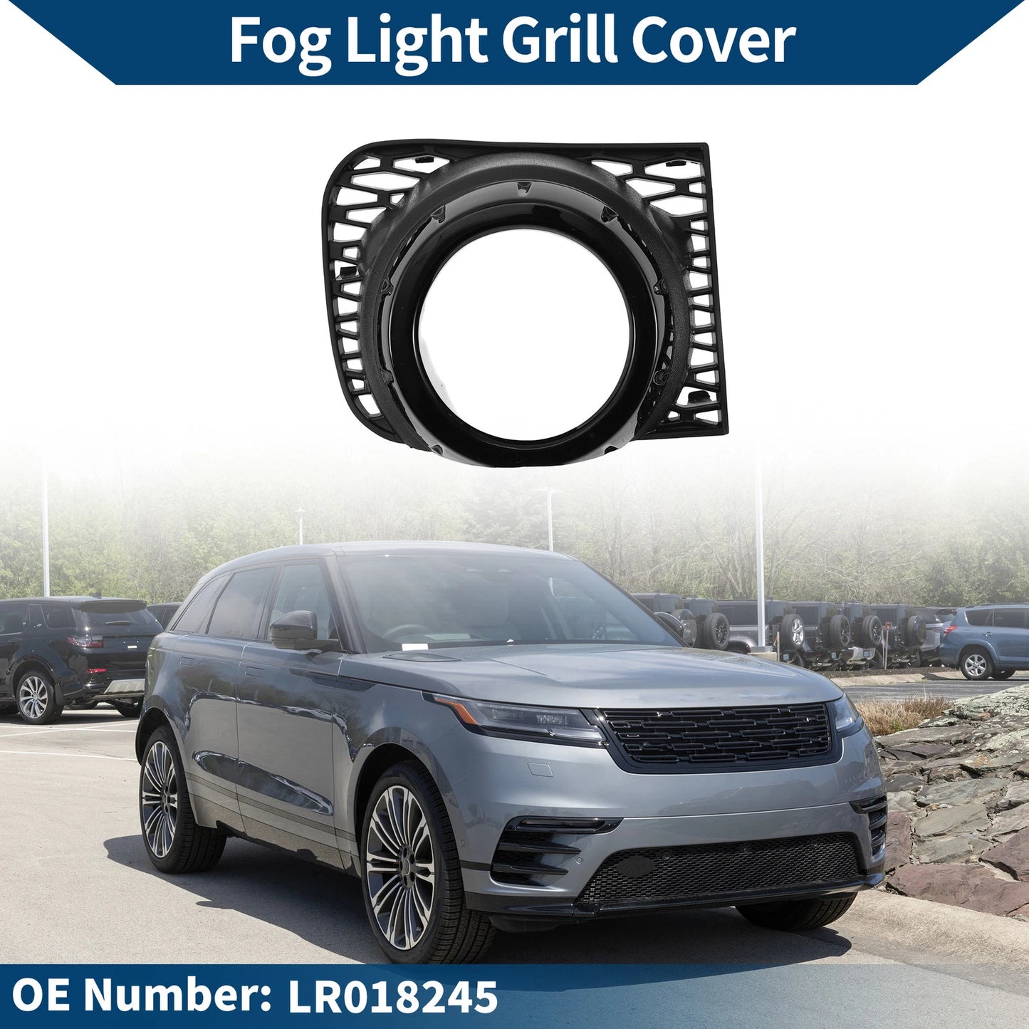 Front Left Fog Light Grill for Land Rover Vogue L322 (2010-2012)