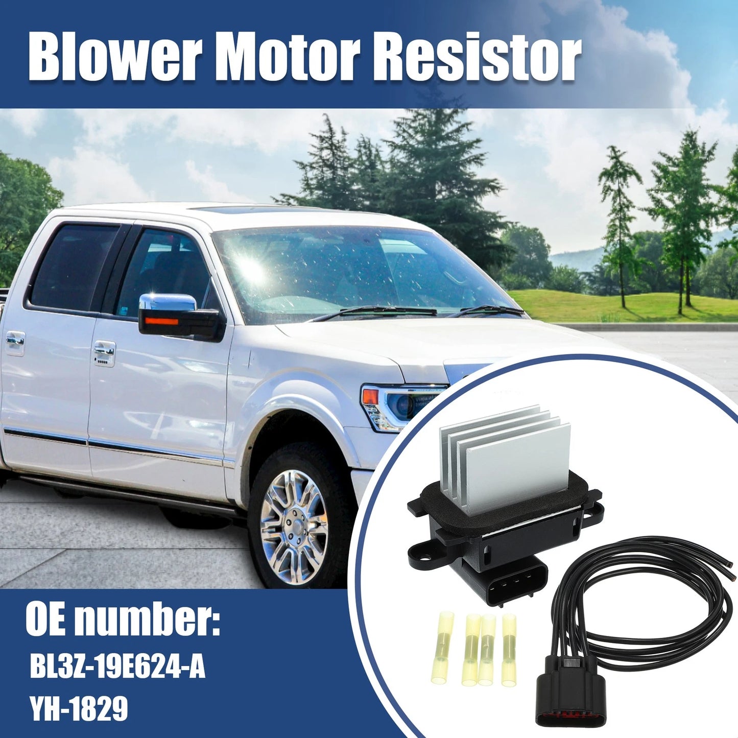 HVAC Blower Motor Resistor for Ford Expedition (2003-2017)