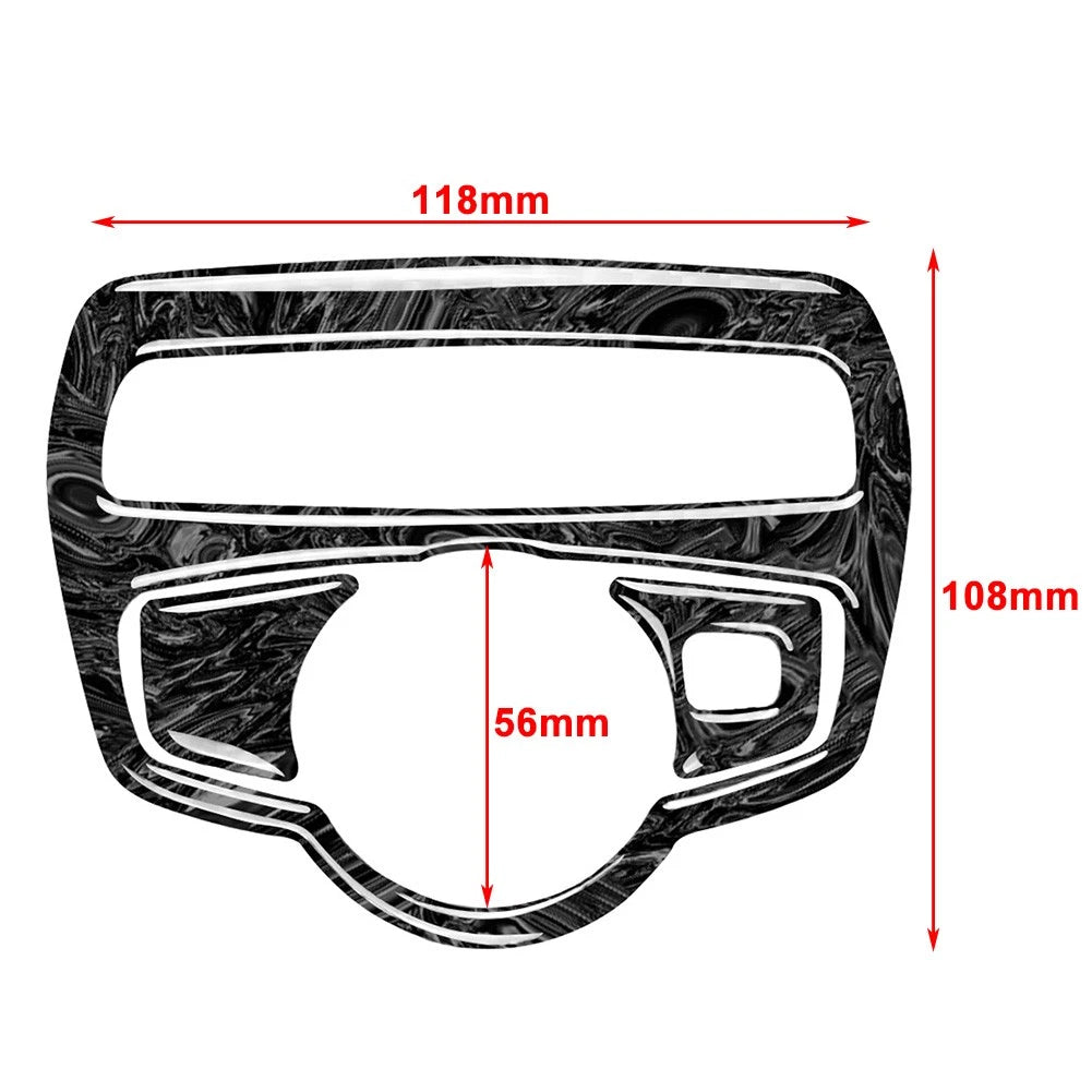 3 x Marbling Headlight Switch Cover Trim for Mercedes-Benz GLC C-Class (15-20)