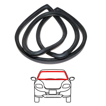 Front Windshield Weatherstrip for Toyota Starlet Hatchback KP60 KP61 KP62 1978-1984