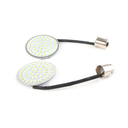 2 x 156 White LED Turn Signal Lights for Harley Sportster Touring