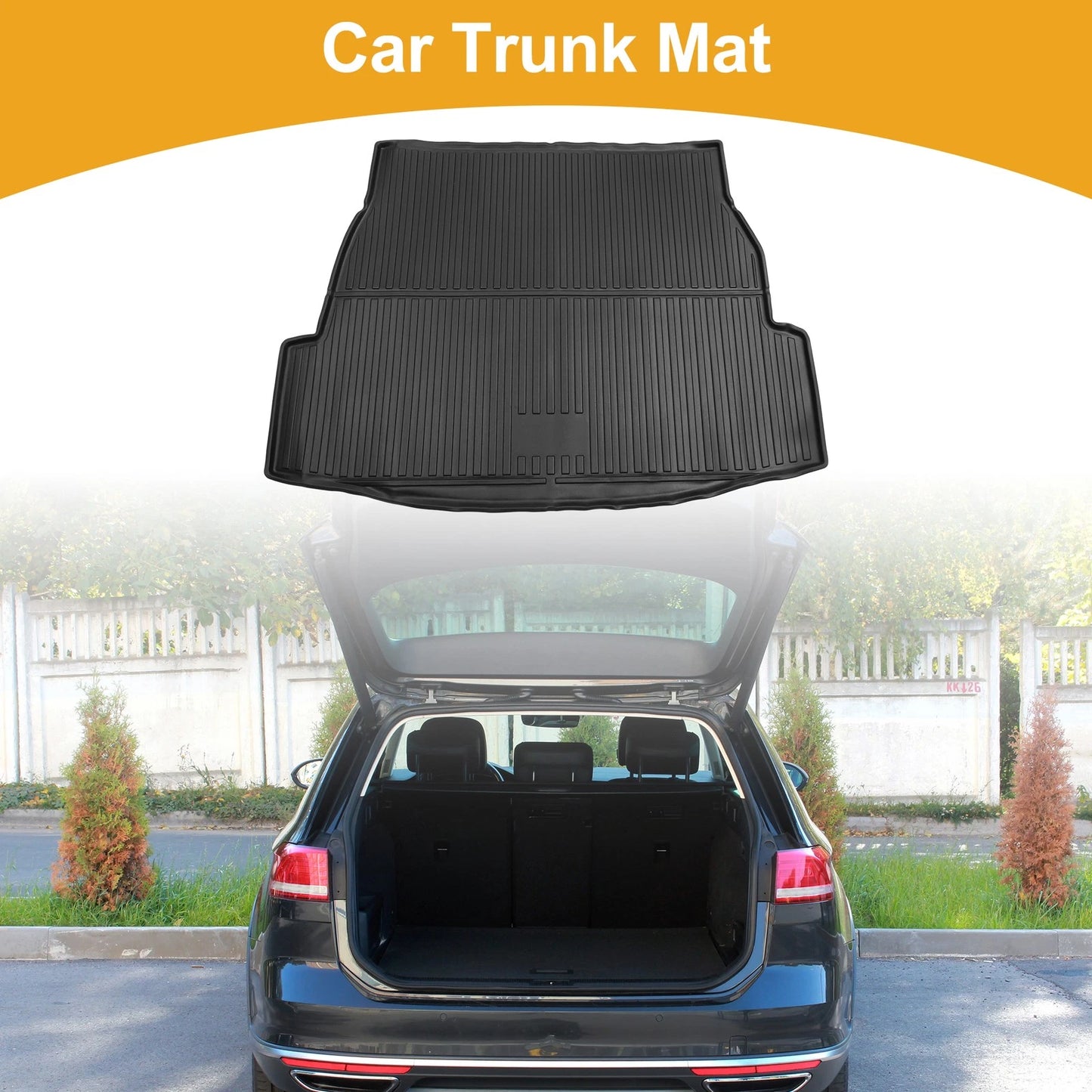 Cargo Liner Rear Boot Mat for Toyota RAV4 5 Seat (2019-2024) Stripe Pattern TPE