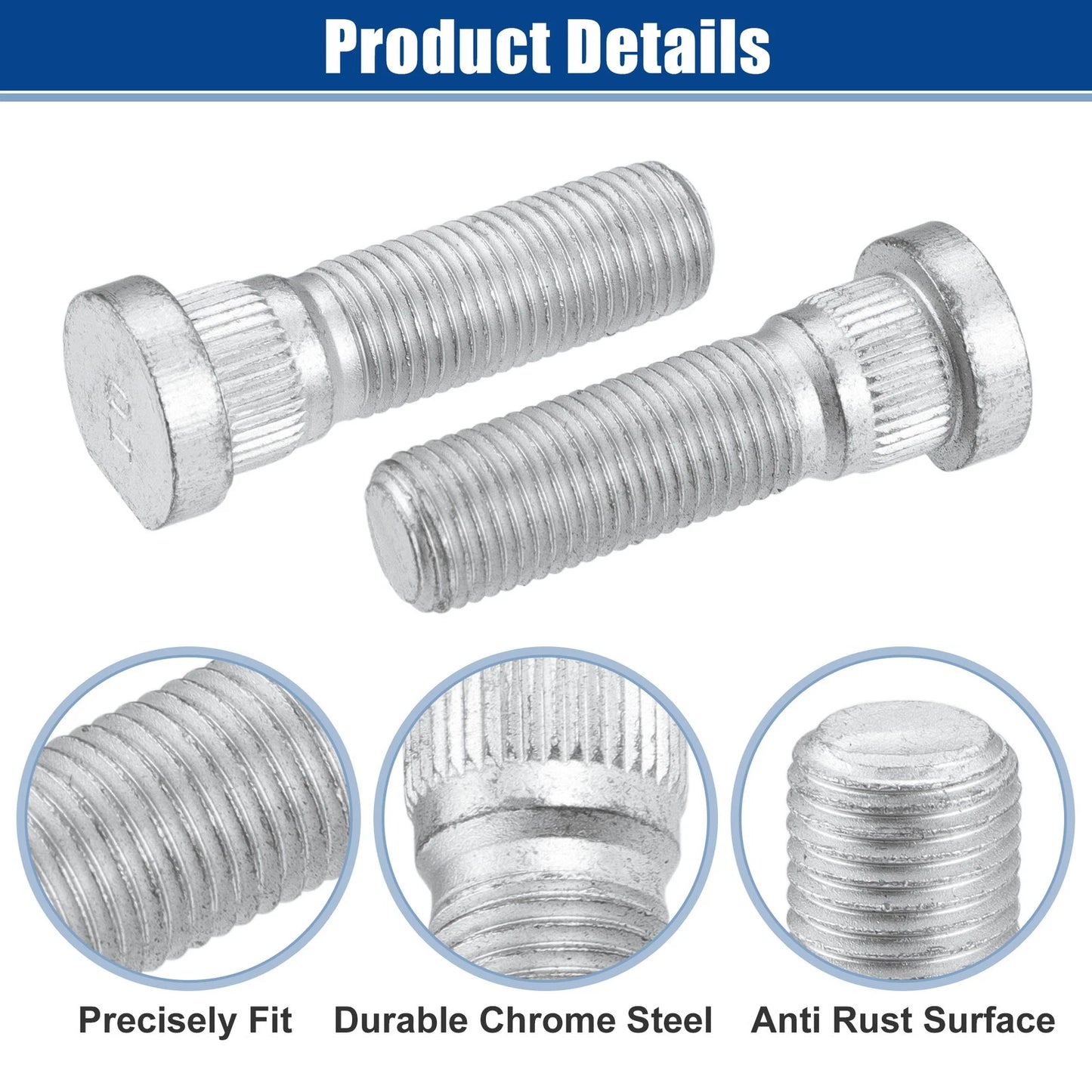 5 x M14x1.5 Car Wheel Lug Bolt Nuts for Dodge Challenger Charger (2015-2023)