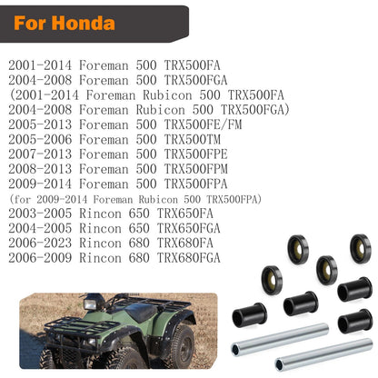 Front Upper A Arm Bushing Kit for Honda Rincon 650 TRX650FA/FGA (2003–2005)