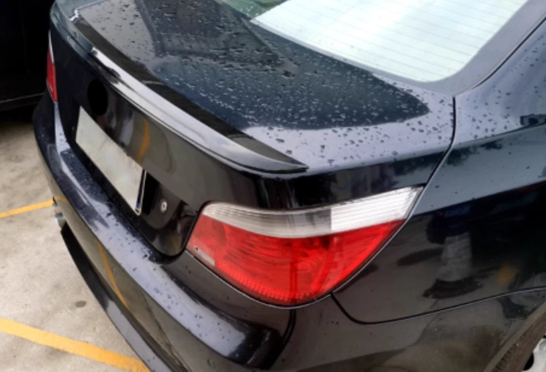 M5 Style Rear Spoiler Wing for 2003-2010 BMW E60 5 Series Sedan - ABS Glossy Black