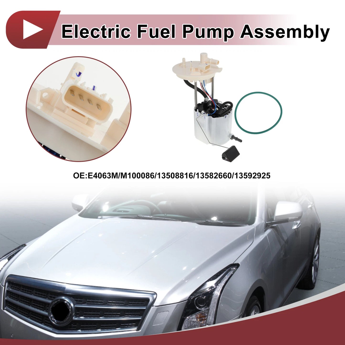 Electric Fuel Pump Assembly for Cadillac ATS CTS, Chevy Camaro