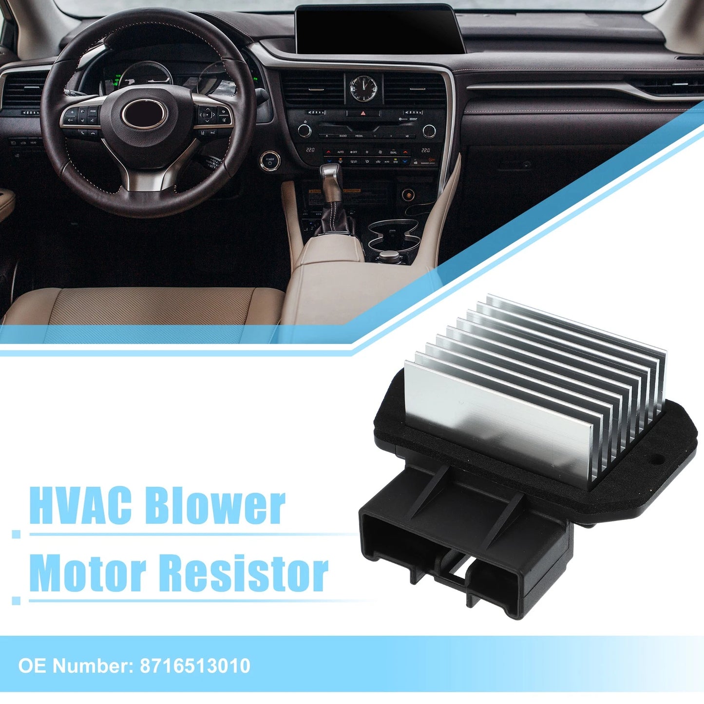 HVAC Heater Blower Motor Resistor for Toyota 4Runner (2003–2009)