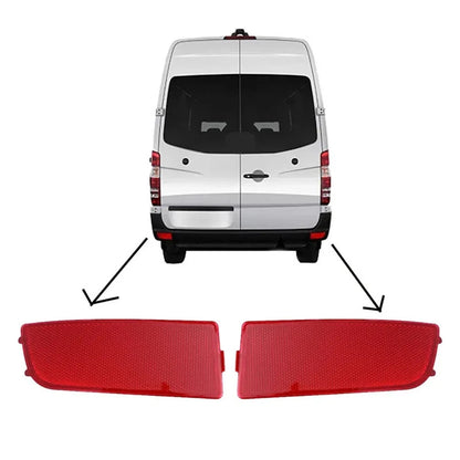 Rear Bumper Reflector Light Case LH RH for Mercedes Sprinter 3500 (2010-2018)