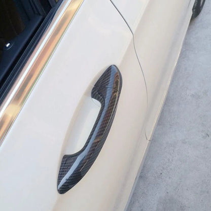 Carbon Fiber Exterior Door Handle Cover fit for Benz W205 C Class  GLC 2014-2018