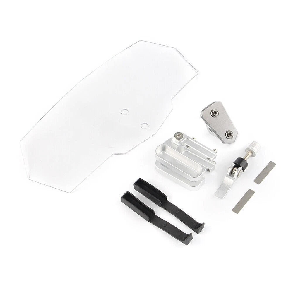 Adjustable Clip-On Windshield Windproof for Universal Motor - Clear