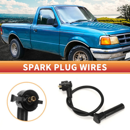6 Pcs Spark Plug Wire Ignition Coil Cable for Ford Explorer Sport (2001-2005)