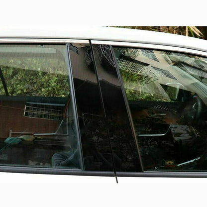 10pcs Glossy Black Pillar Posts Door Window Trim for TOYOTA RAV4 (2019–2023)