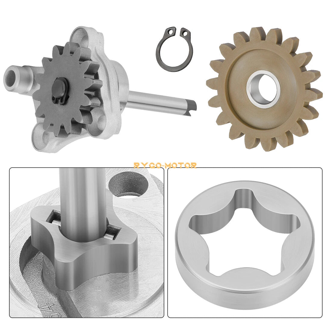 Oil Pump Assembly & Idle Gear for Suzuki LTR450 LT-R450 Quadracer (2006–2009)