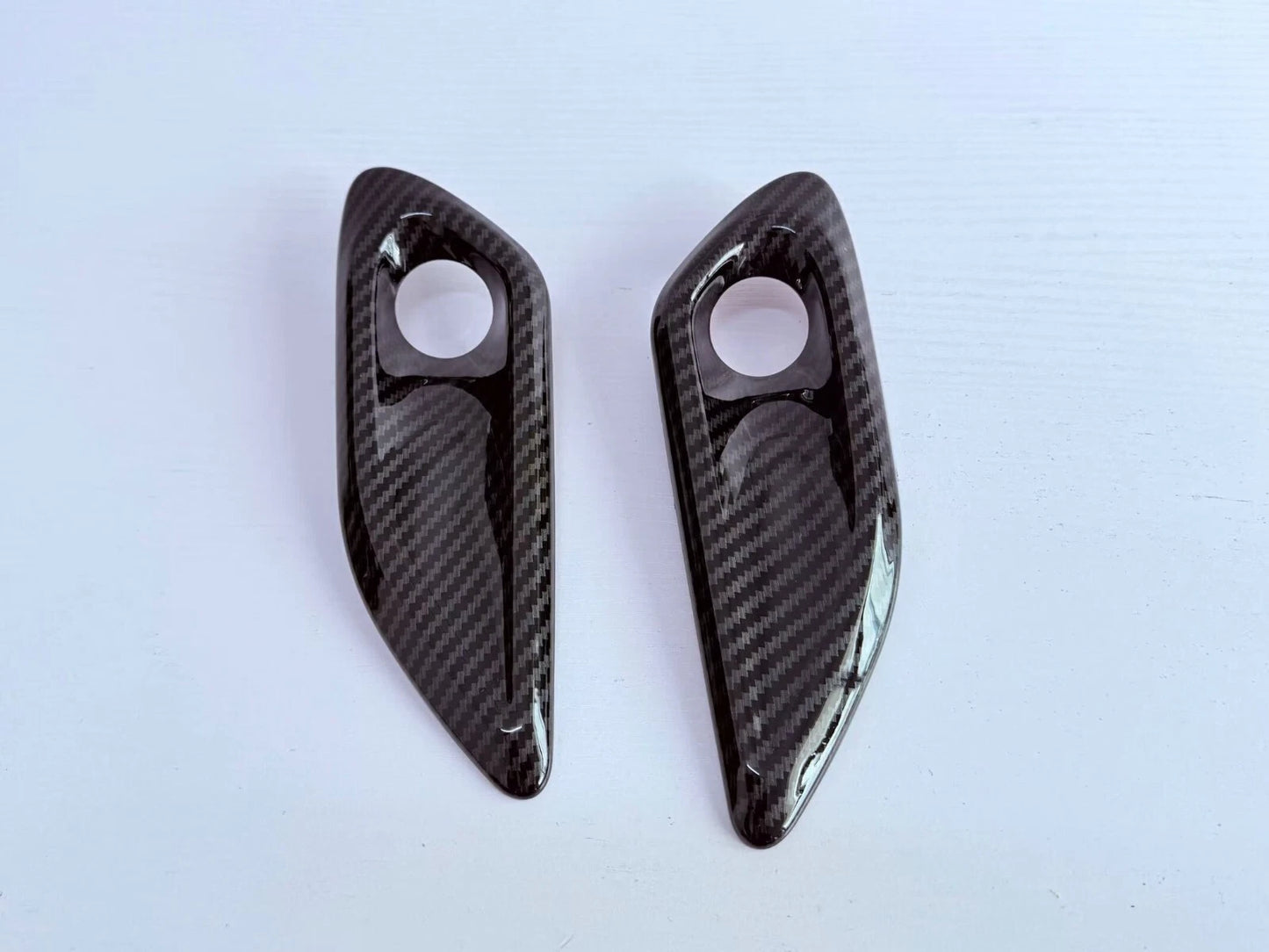 Pillar Speaker Cover Trim for 2024-2025 Toyota Grand Highlander Carbon Fiber