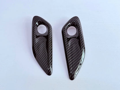 Pillar Speaker Cover Trim for 2024-2025 Toyota Grand Highlander Carbon Fiber