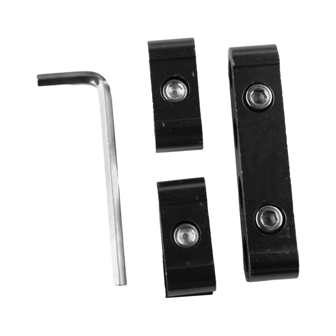 3 x Black Aluminum Engine Spark Plug Wire Separator Clamp for Car 79-23