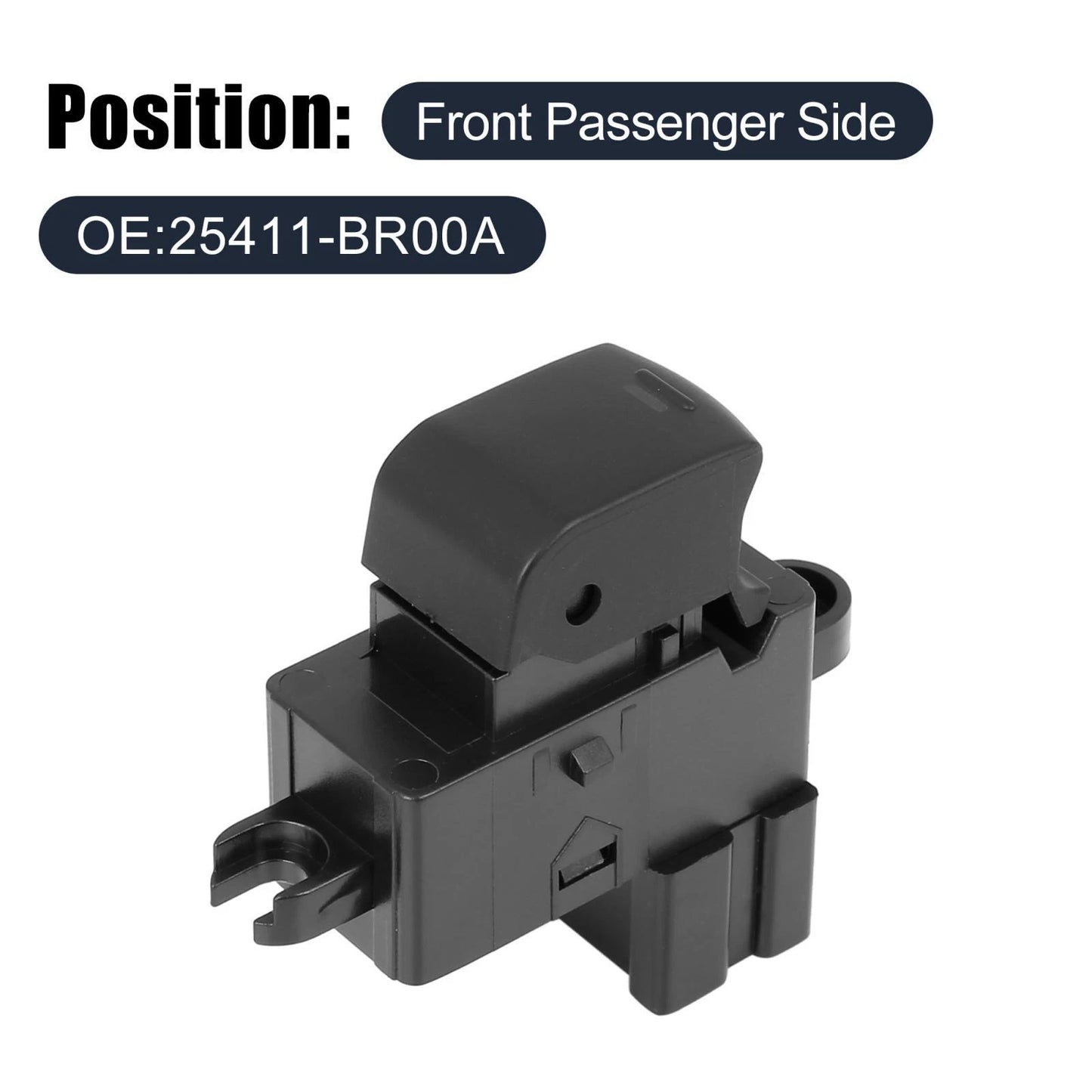 Power Window Switch Front Passenger Side for Nissan (2007-2012)