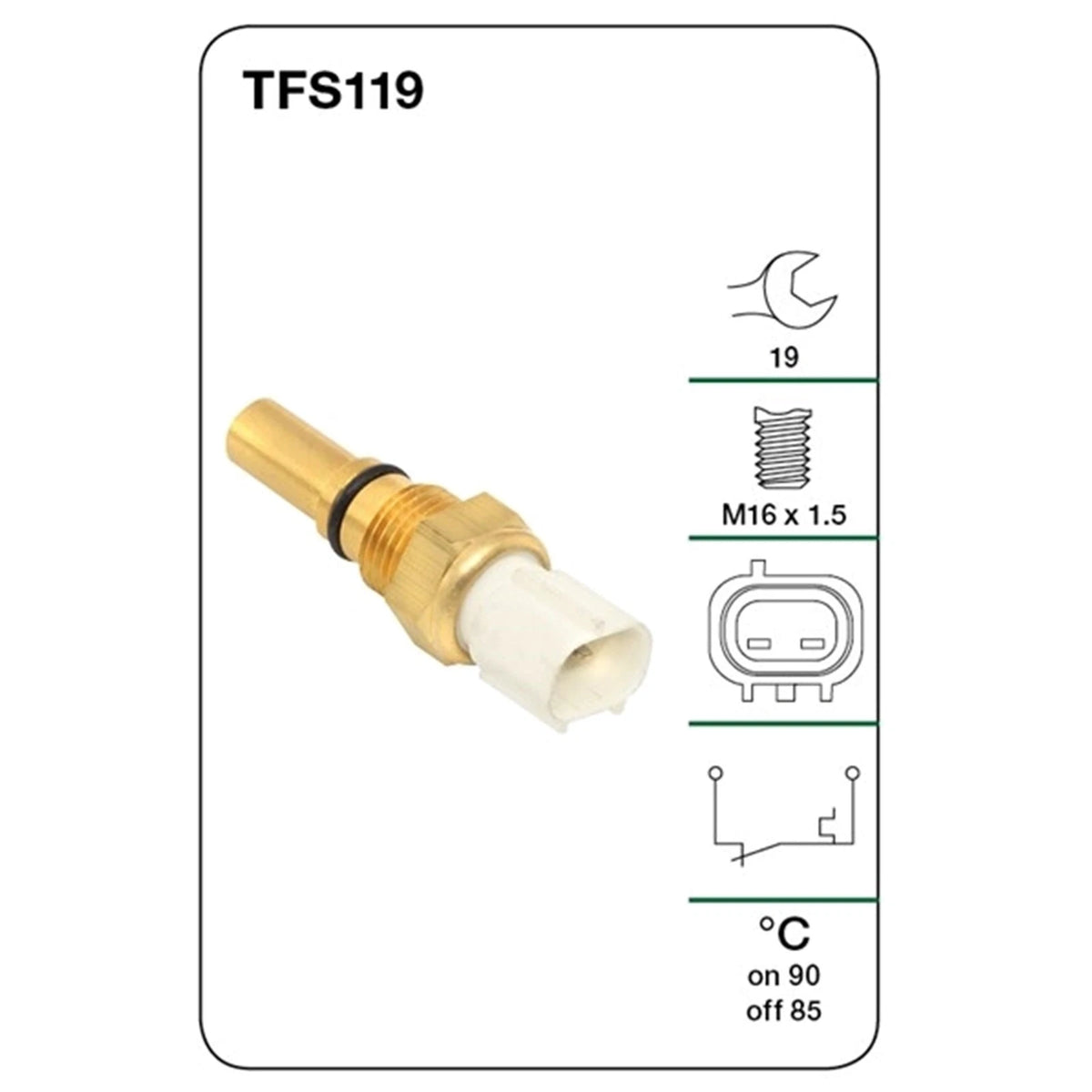 Cooling Fan Switch for Toyota Camry 4cyl 2.2L 5S-FE (1993-2002)