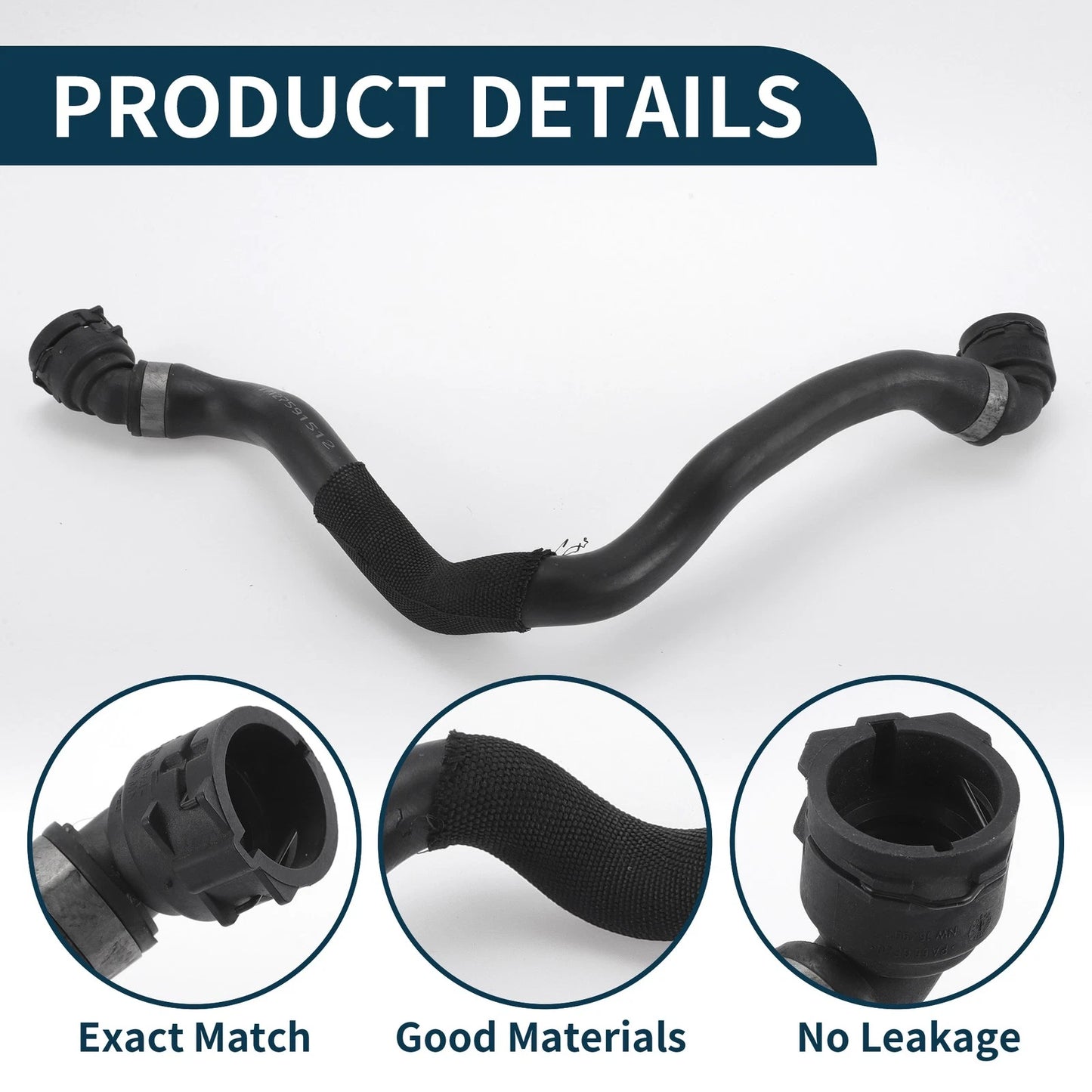 Radiator Hose for BMW 535i 2009-2015 Cooling Liquid Tube