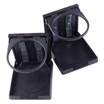 Universal Car Folding Cup Holder Drink Holder for Truck Boat Van Black