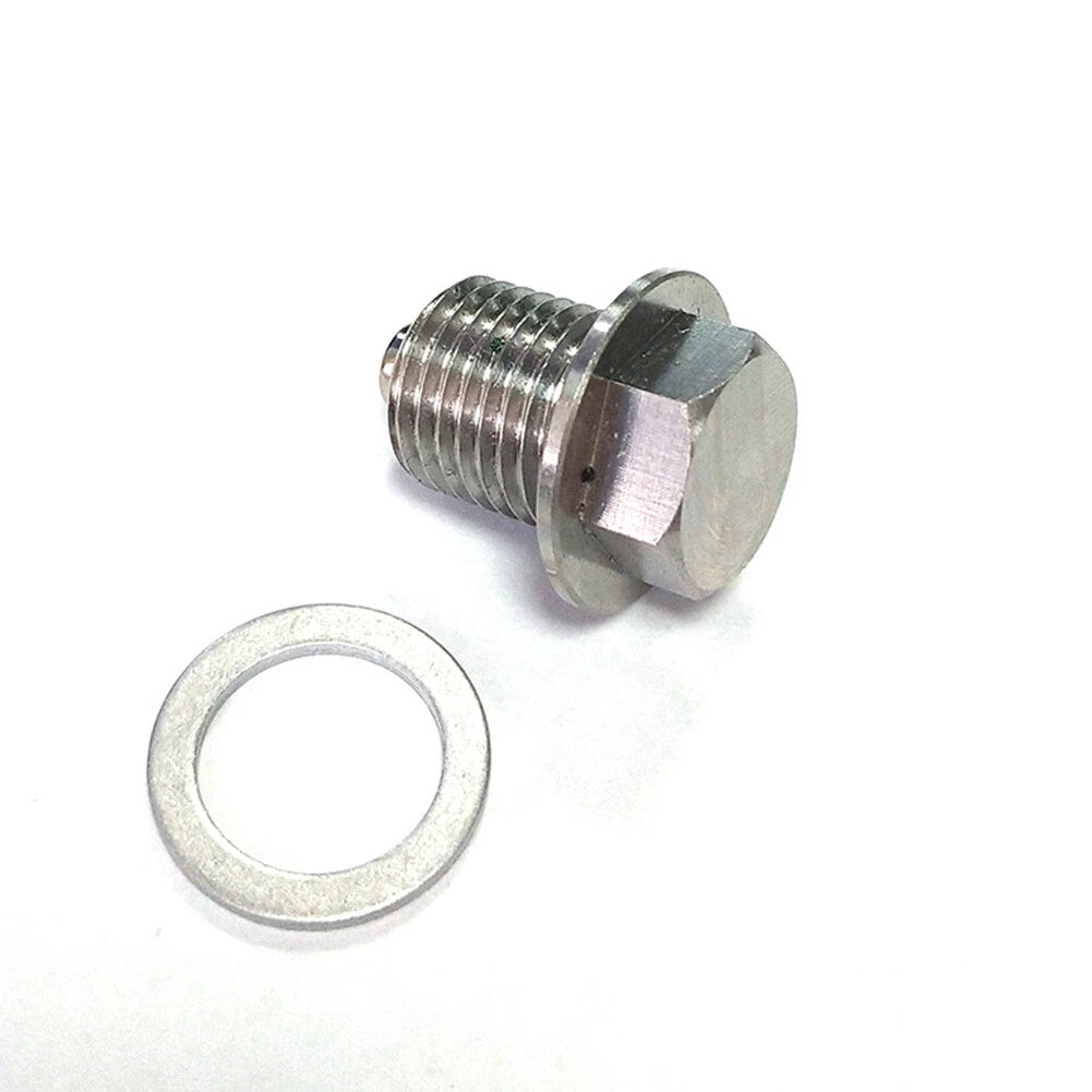 M14 x 1.5 Stainless Steel Oil Drain Plug with Magnet for Universal Cars
