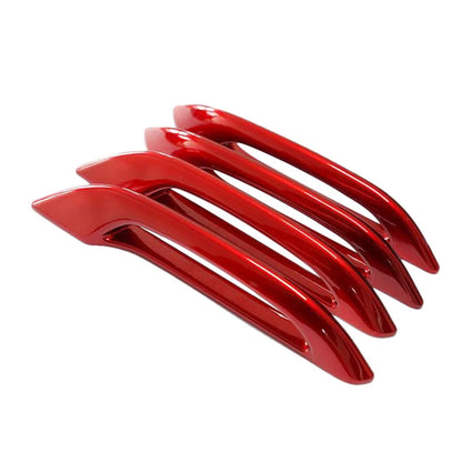 4Pcs Red Door Handle Covers for Tesla Model 3 Y (2017-2023)
