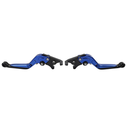 CNC Blue Extendable Brake Clutch Levers for Kawasaki Z900RS ZX6R (2018-2022)