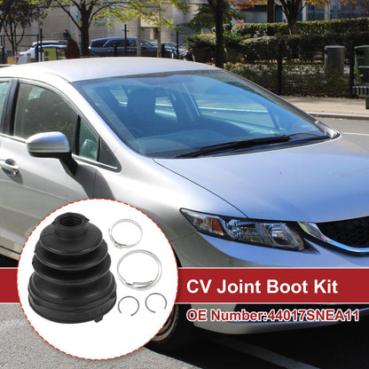 Inner CV Joint Boot Kit with Clamps for Honda Civic (2006-2011)