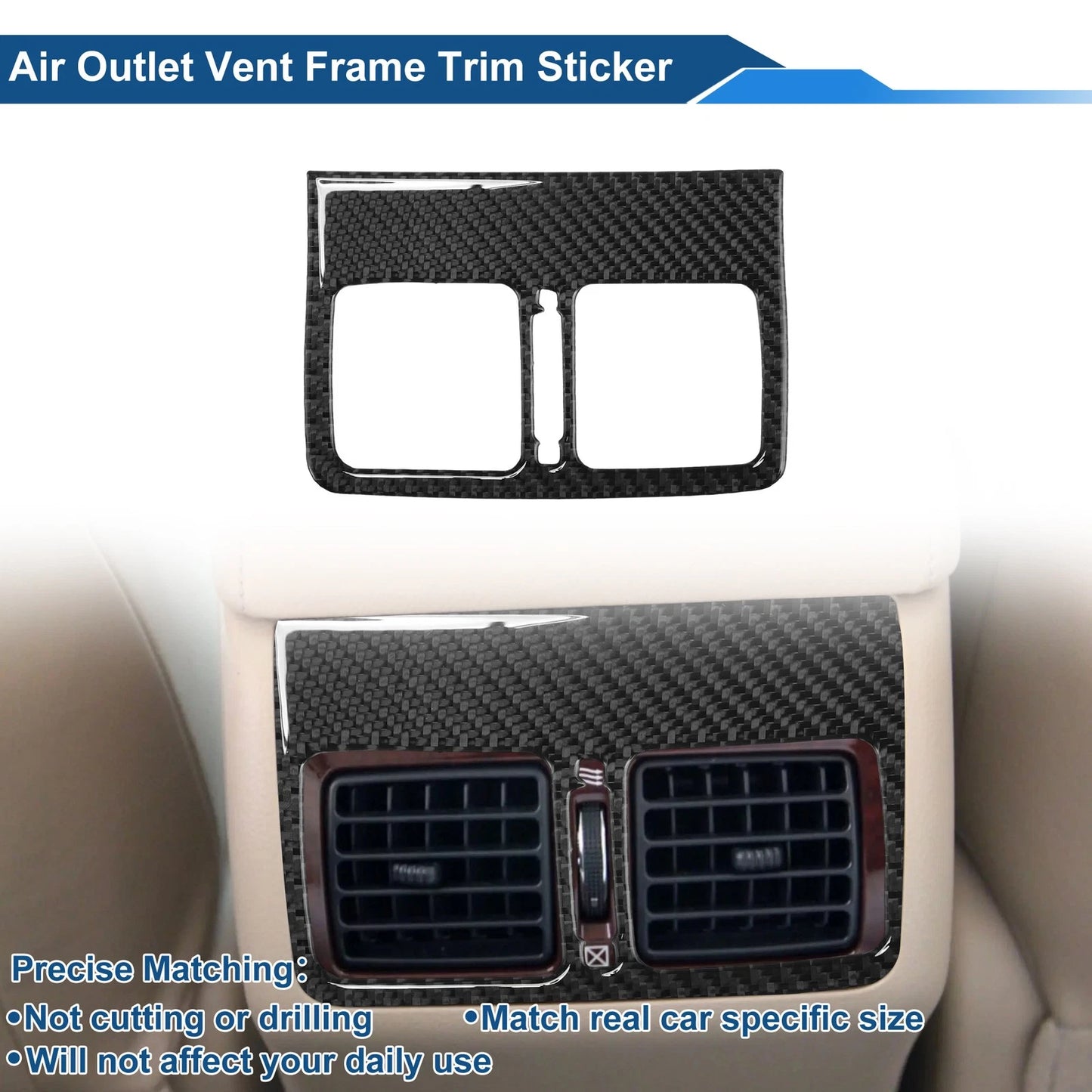 Air Condition Outlet Vent Trim Cover Frame 1 pair for Toyota Camry (2012–2014)