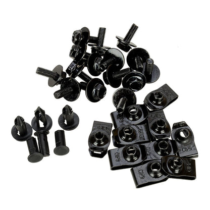 Engine Under Cover Splash Shield Guard & Clips for Nissan