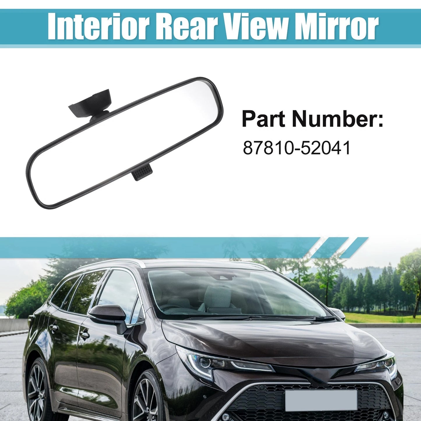 Inner Rearview Mirror for Toyota Corolla (2003-2008)