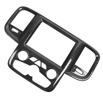 Carbon Fiber Console Navigation GPS Panel Cover for Dodge Ram (2011-2017)