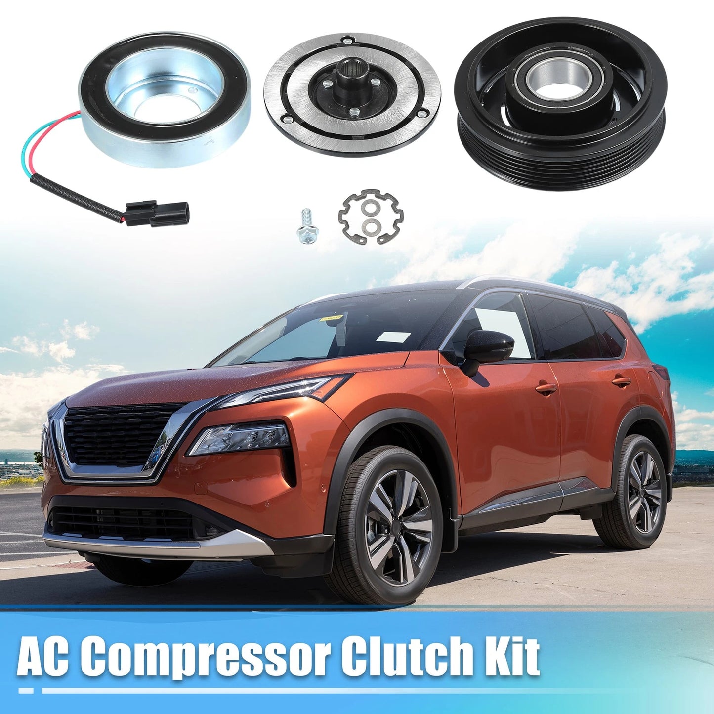 AC Compressor Clutch Set for Nissan Rogue (2008-2015)