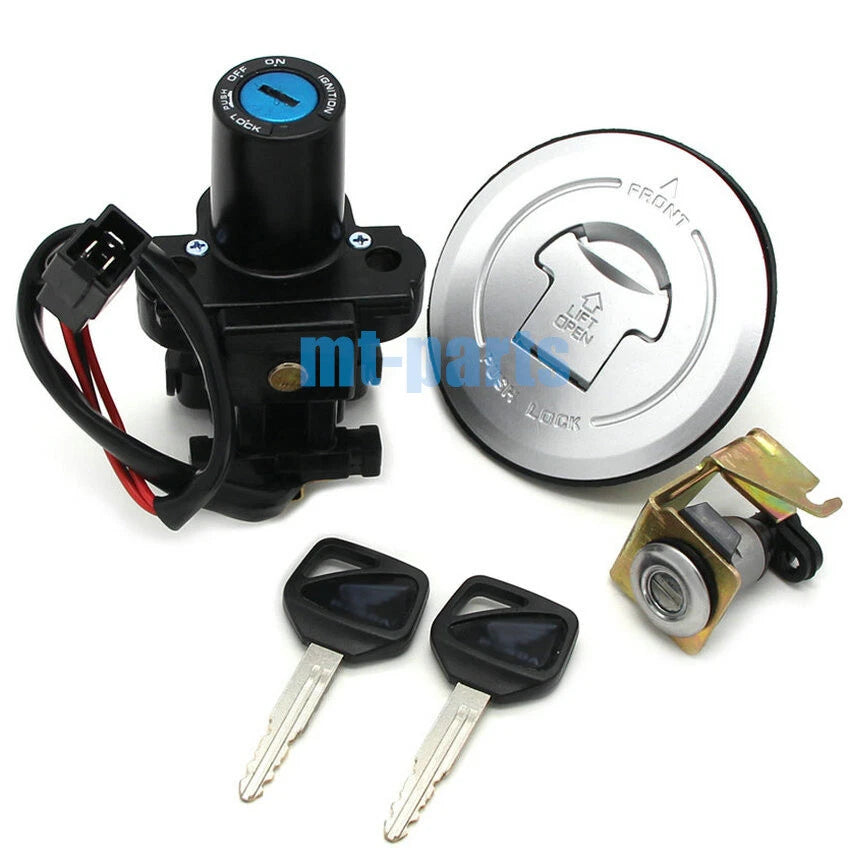 Ignition Key Switch & Fuel Tank Cap Seat Lock Set for Honda CB250F CB300F (2015-17)