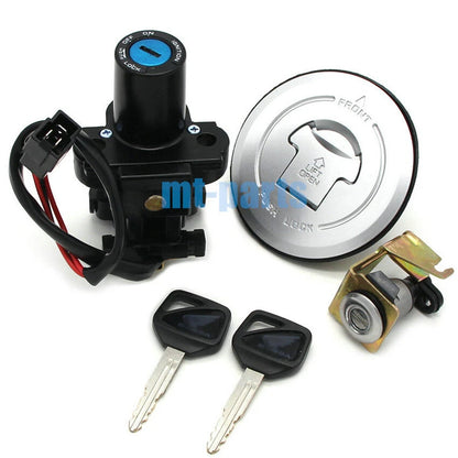Ignition Key Switch & Fuel Tank Cap Seat Lock Set for Honda CB250F CB300F (2015-17)