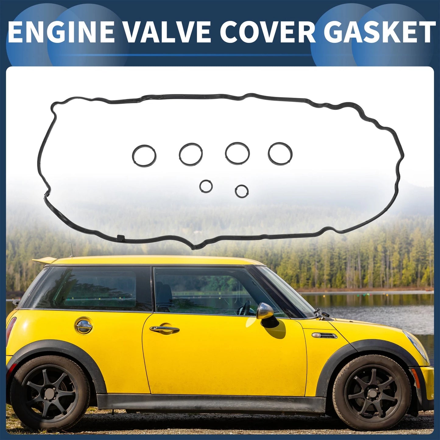 Valve Cover Gasket for Mini Cooper Base, S 1.6L (2007)