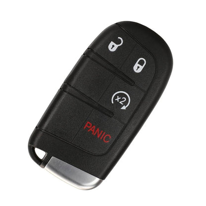 Panic Button Car Key Cover for Jeep Chrysler Dodge (Fits Multiple Models)