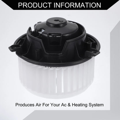 HVAC Heater Blower Motor Assembly for Chevrolet Sonic (Black)