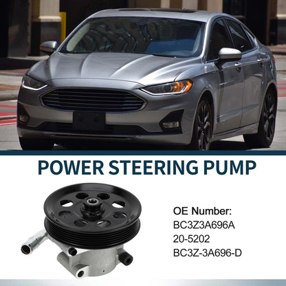 Power Steering Pump with Pulley for Ford F-250 F-350 (2011-2016)
