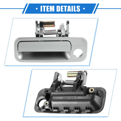 Silver Tone Exterior Door Handle for Toyota Camry (1997-2001)