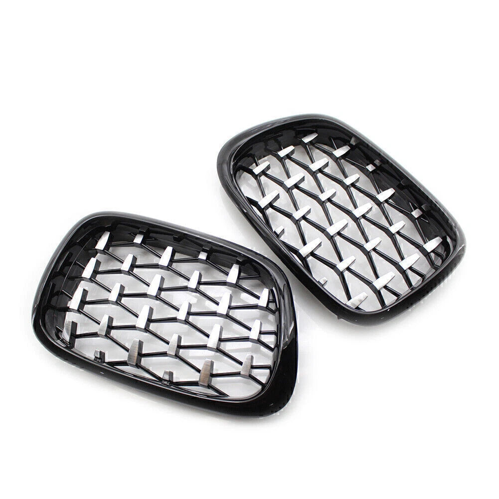 Honeycombe Mesh Front Bumper Grille for BMW E39 5-Series (1999-2003)