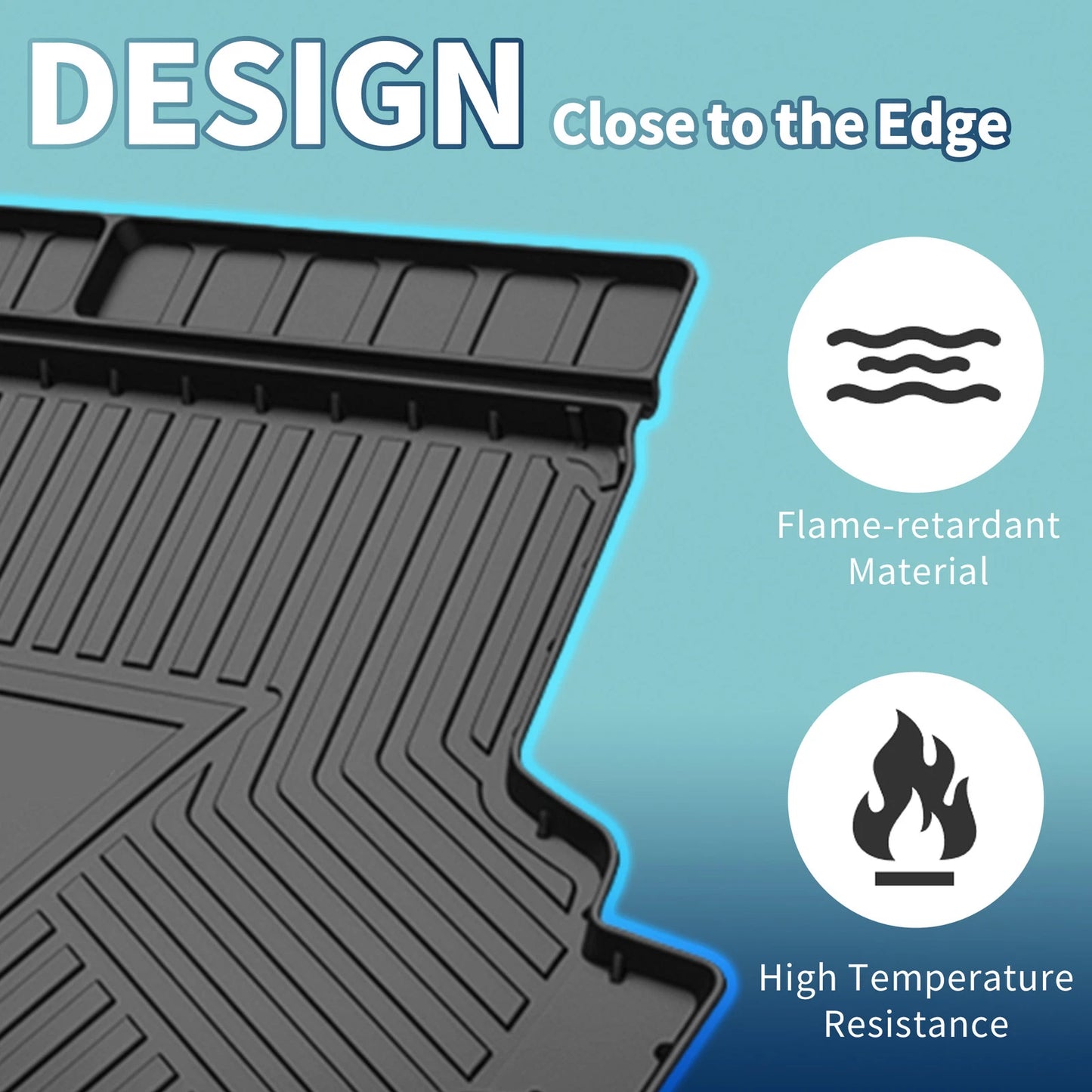 Flat Face Cargo Liner Rear Trunk Mat for Subaru Forester (2013-2018)